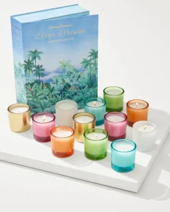 Tommy Bahama 12 Days of Paradise Candle Calendar Multicolor Clearance