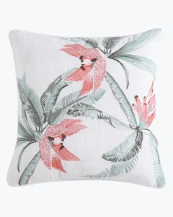 Tommy Bahama Acapulco Palms Embroidered Pillow Green Sale