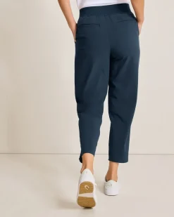 Tommy Bahama Alicia IslandZone® Cropped Easy Pants Dark Sapphire New