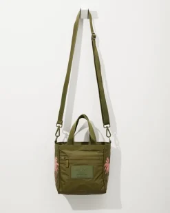 Tommy Bahama Aloha Collection Paumalu Crossbody Bag Olive Hot