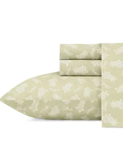 Tommy Bahama Aloha Pineapple King Sheet Set Sage Green Best