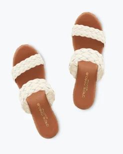Tommy Bahama André Assous Aria Woven Wedges White Clearance