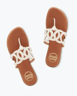 Tommy Bahama André Assous Nature Leather Featherweights™ Sandals White Online