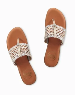 Tommy Bahama André Assous Nice Featherweights™ Sandals Metallic Clearance