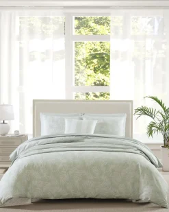 Tommy Bahama Art of Palms 3-Piece Full/Queen Comforter Set Green New