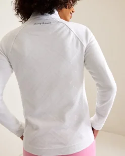 Tommy Bahama Aruba Diamond Days Embroidered Full-Zip Sweatshirt White Discount