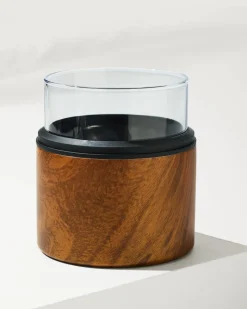 Tommy Bahama Asobu® On The Rocks Glass & Kuzie - Wood Discount