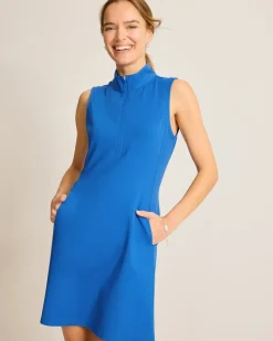 Tommy Bahama Aubrey IslandZone® Mock Dress Cobalt Sea New