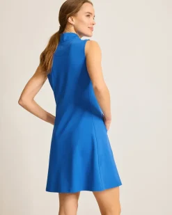 Tommy Bahama Aubrey IslandZone® Mock Dress Cobalt Sea New