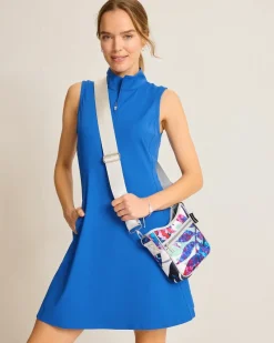 Tommy Bahama Aubrey IslandZone® Mock Dress Cobalt Sea New