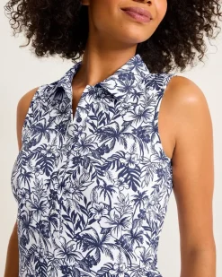 Tommy Bahama Aubrey Seaport Resort IslandZone® Polo Island Navy Sale