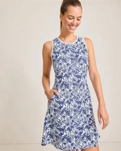 Tommy Bahama Aubrey Seaport Resort IslandZone® Dress Island Navy Discount