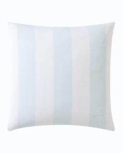 Tommy Bahama Awning Stripe Decorative Pillow Blue Discount