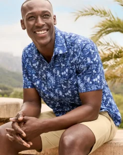 Tommy Bahama Bahama Coast Cabana Shores IslandZone® Shirt Island Navy Sale