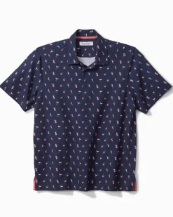 Tommy Bahama Bahama Coast Island Elixirs IslandZone® Polo Ocean Deep