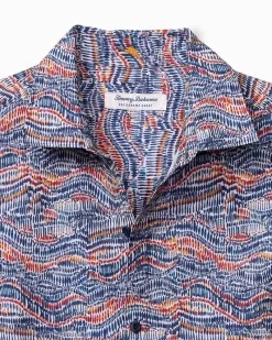 Tommy Bahama Bahama Coast Monte Rio Geo IslandZone® Shirt Summer Grey Hot