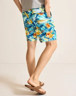 Tommy Bahama Baja Surfside Sounds 9-Inch Boardshorts Kohala Teal