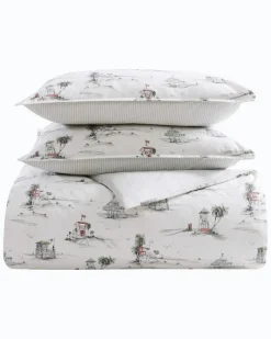 Tommy Bahama Beach Club 3-Piece King Comforter Set Grey