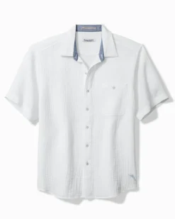 Tommy Bahama Beachside Cotton Cruiser Short-Sleeve Shirt White Sale