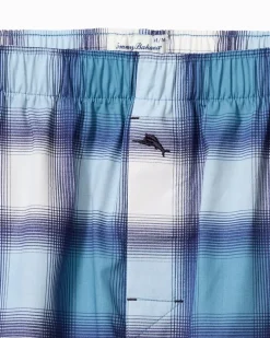 Tommy Bahama Big & Tall Woven Marlin Print Boxers Ancient Ivory