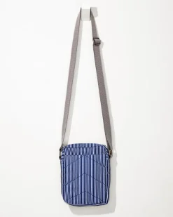 Tommy Bahama Bond Canvas Crossbody Hickory Stripe Hot