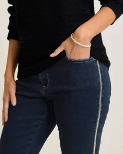 Tommy Bahama Boracay® Indigo Tux High-Rise Ankle Jeans Deep Ocean Wash Outlet