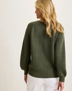 Tommy Bahama Breezy Palm Crew Pullover Palm Verde Outlet