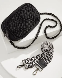 Tommy Bahama Caledon Mini Crossbody Bag Black Outlet