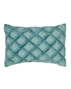 Tommy Bahama Chenille Diamond Throw Pillow Blue Outlet