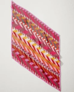 Tommy Bahama Chevron Stripe Diamond Scarf Dahlia Outlet