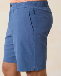 Tommy Bahama Chip Shot E-Waist IslandZone® 8-Inch Shorts Dockside Blue Clearance
