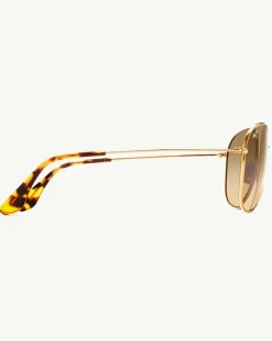 Tommy Bahama Cliff House Sunglasses by Maui Jim® Gold Discount