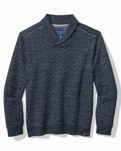 Tommy Bahama Cobble Hill Sweatshirt Ocean Deep Hot