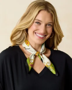 Tommy Bahama Cocktail Hour Silk Bandana Citrus Twist