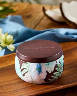 Tommy Bahama Travel Candle Tin Coconut Oasis