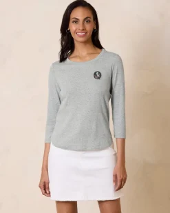 Tommy Bahama Collegiate Ashby Isles Rib 3/4-Sleeve T-Shirt florida_state Best