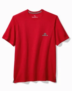 Tommy Bahama Collegiate Bali Beach Crew T-Shirt Georgia Hot