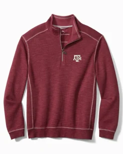 Tommy Bahama Collegiate Tobago Bay Half-Zip Sweatshirt texas_a&m Clearance