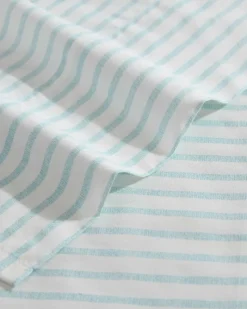 Tommy Bahama Cool Beach Stripe 4-Piece King Sheet Set Stripe Blue Best