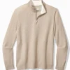 Tommy Bahama Coolside Legend Half-Zip IslandZone® Sweater Rustic Linen Best