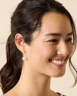 Tommy Bahama Coral Isles Drop Earrings Pearl Outlet