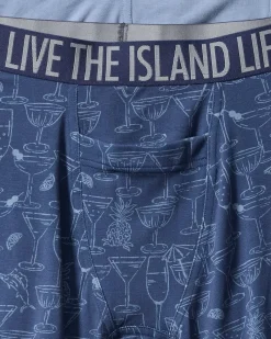 Tommy Bahama Cotton-Modal Boxer Briefs - 2-Pack Dark Denim