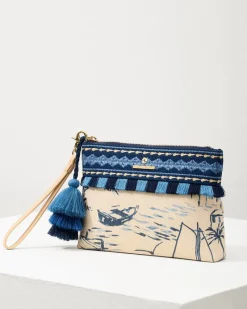 Tommy Bahama Maci Wristlet Daise Seascape Sale
