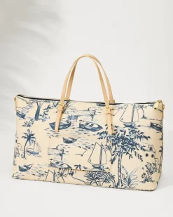 Tommy Bahama Voyager Duffel Bag Daise Seascape Sale