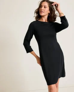 Tommy Bahama Darcy 3/4-Sleeve Dress Black Sale