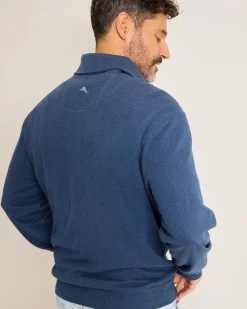 Tommy Bahama Deer Harbor Pullover Ocean Deep Discount