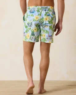 Tommy Bahama Disney Naples Postcard to Paradise 6-Inch Swim Trunks Continental