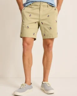 Tommy Bahama Disney Seashore View 8-Inch Shorts Khaki Discount
