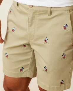 Tommy Bahama Disney Seashore View 8-Inch Shorts Khaki Discount