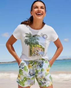 Tommy Bahama Disney Take the Scenic Route Lux T-Shirt White Best